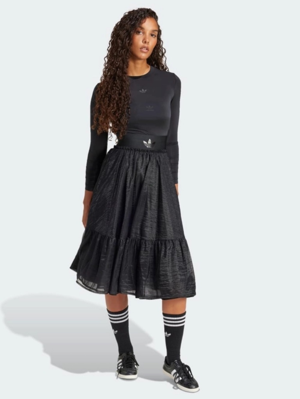 New with Tags adidas Waistband Tulle Maxi Skirt